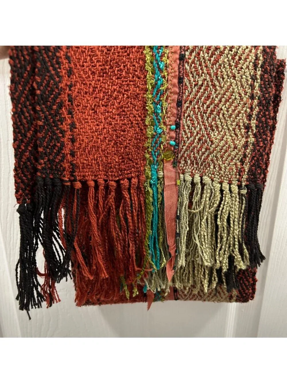 Judi Gaston Hand-Woven Scarf ~ Wearable Art